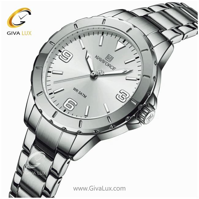 ساعت مچی زنانه بند فلزی تک موتوره ناوی فورس مدل NF5022 414_5022 (12).jpg